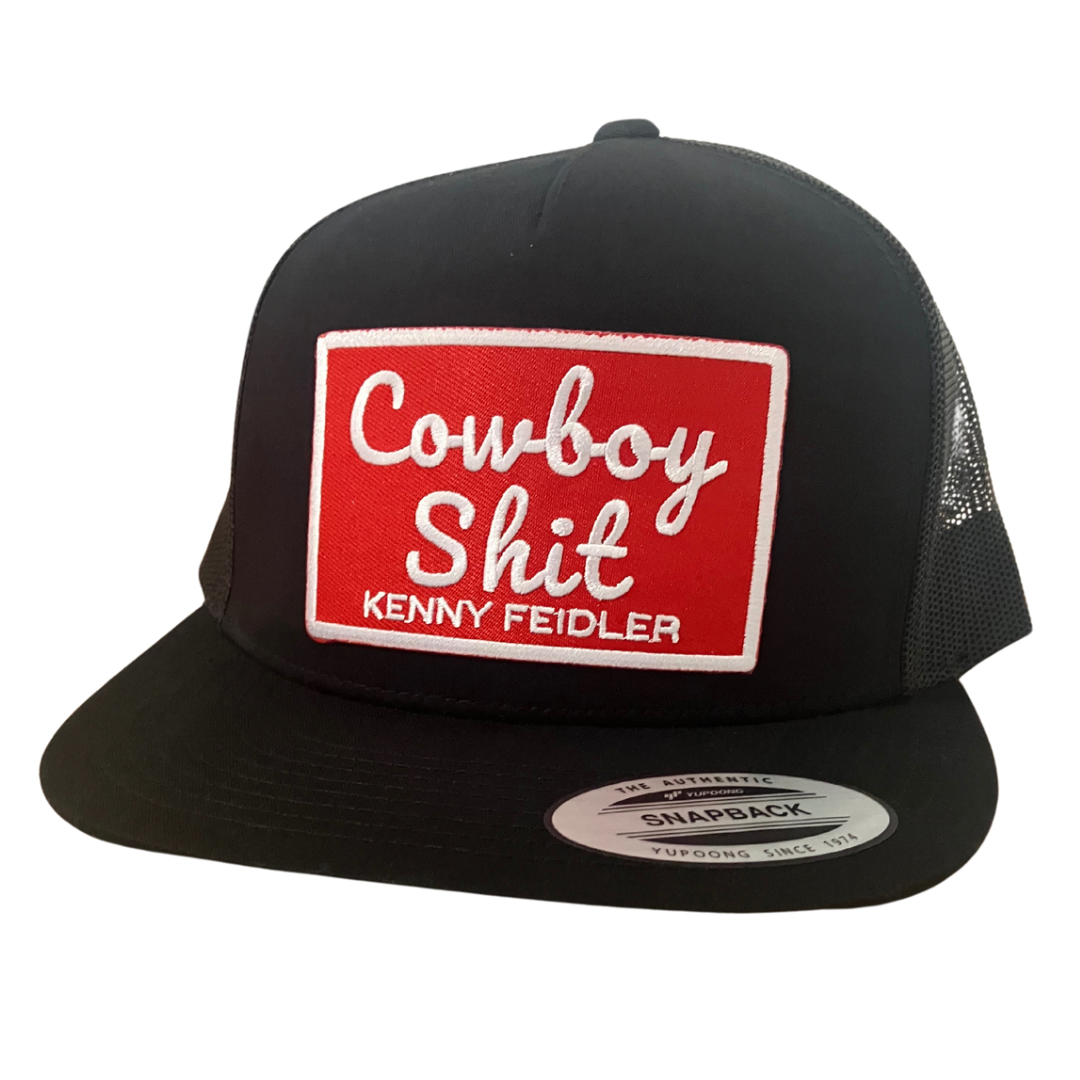 Cowboy Shit Snapback Black/ White