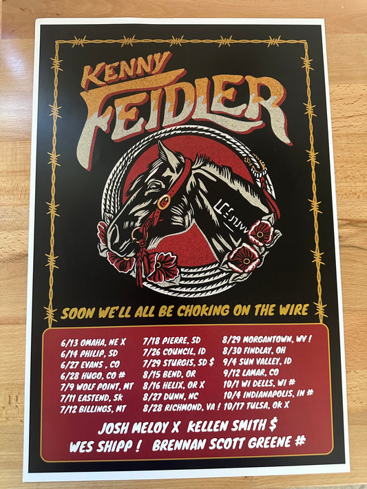 Signed Tour Poster 12x18