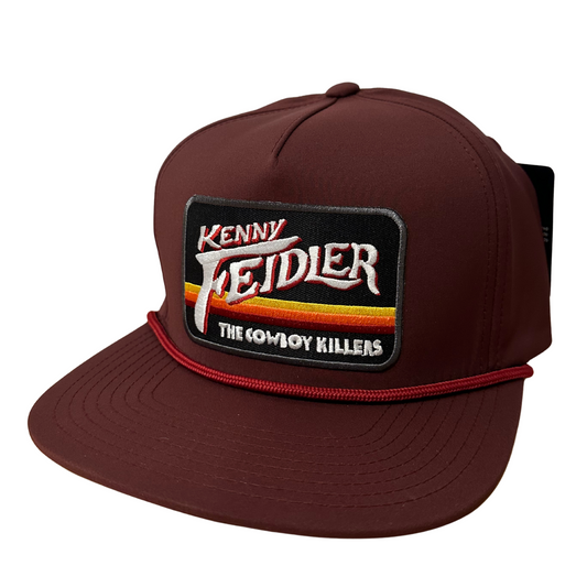 Sunset Logo Rope Hat Maroon
