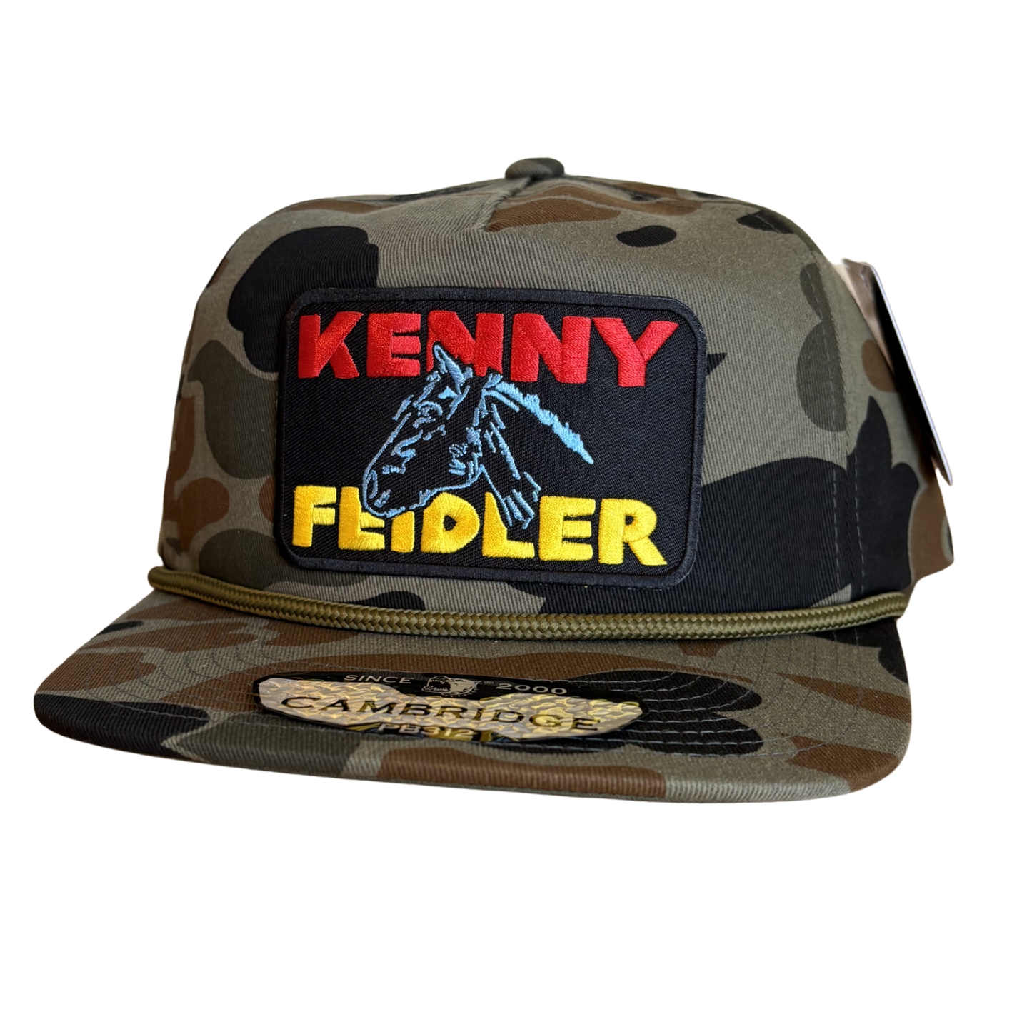 “Dark Horse” Camo Rope SnapBack