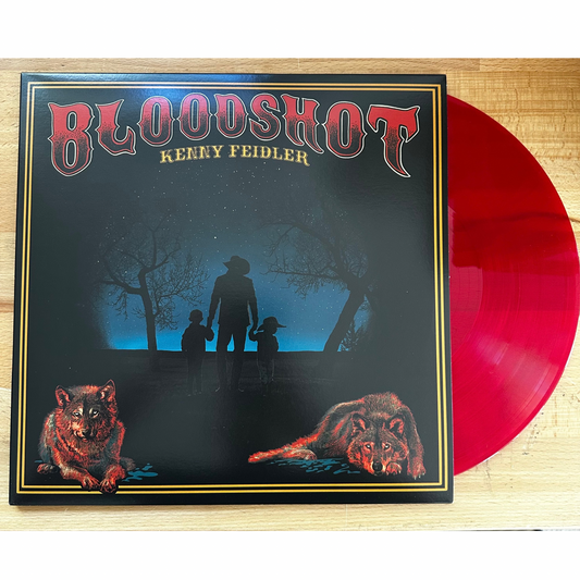 Bloodshot Vinyl- Signed Translucent Red double album