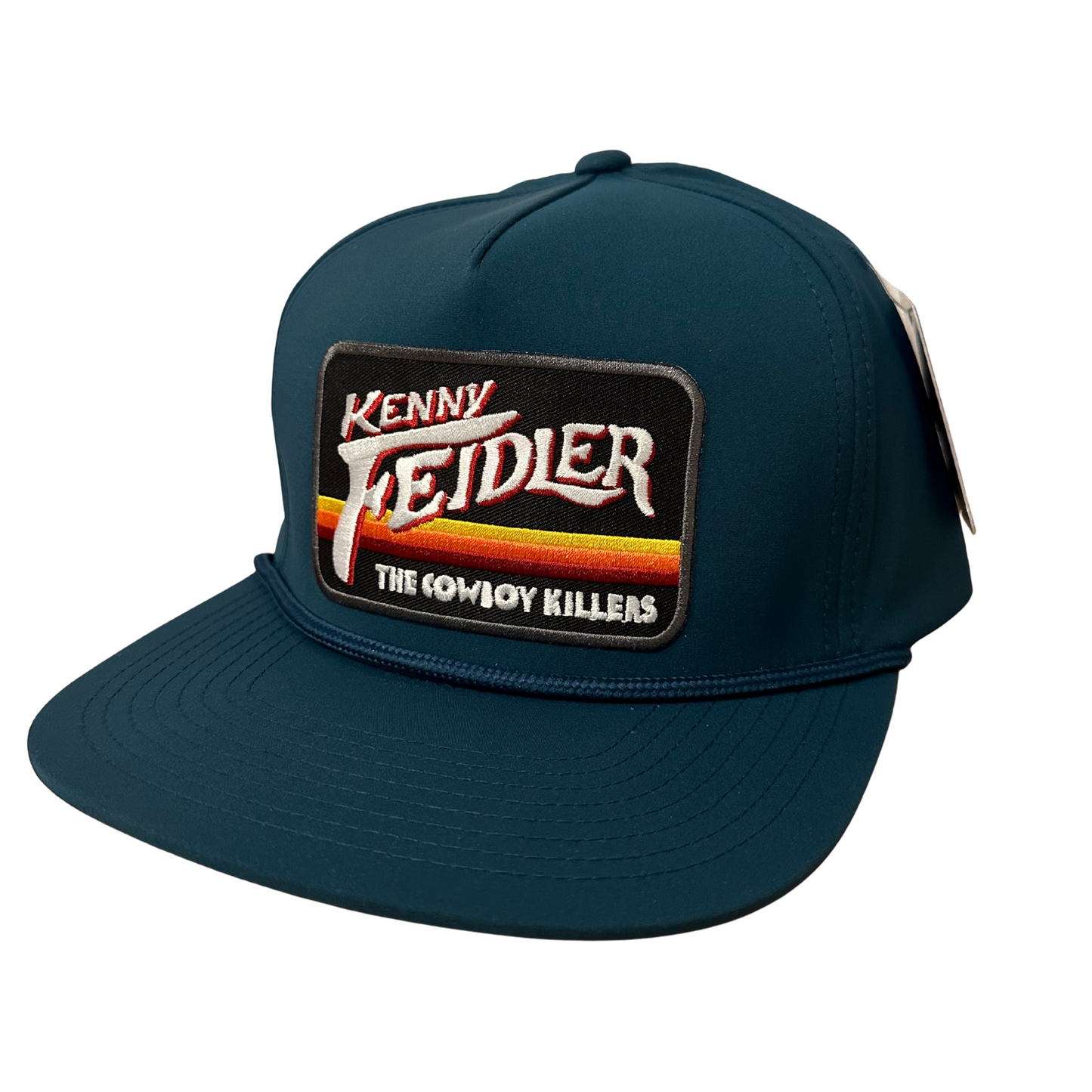 Sunset logo Rope Hat Teal