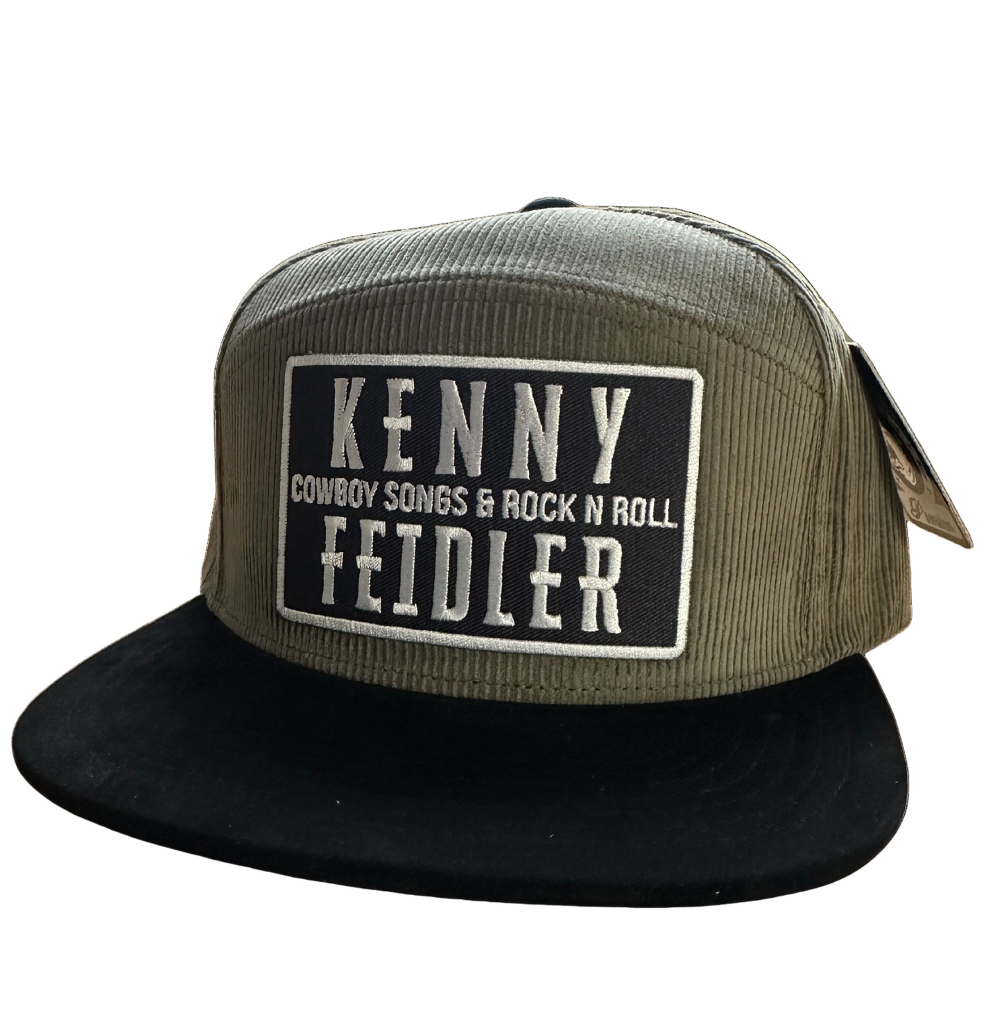 Corduroy “Cowboy Songs & Rock N Roll” Charcoal/Black SnapBack