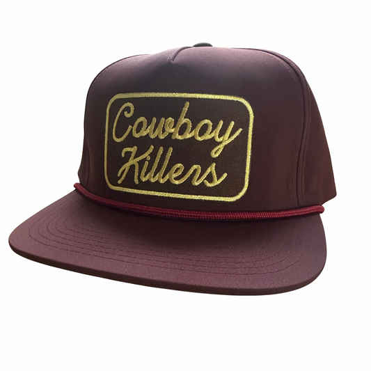 Cowboy Killers Maroon Rope Hat